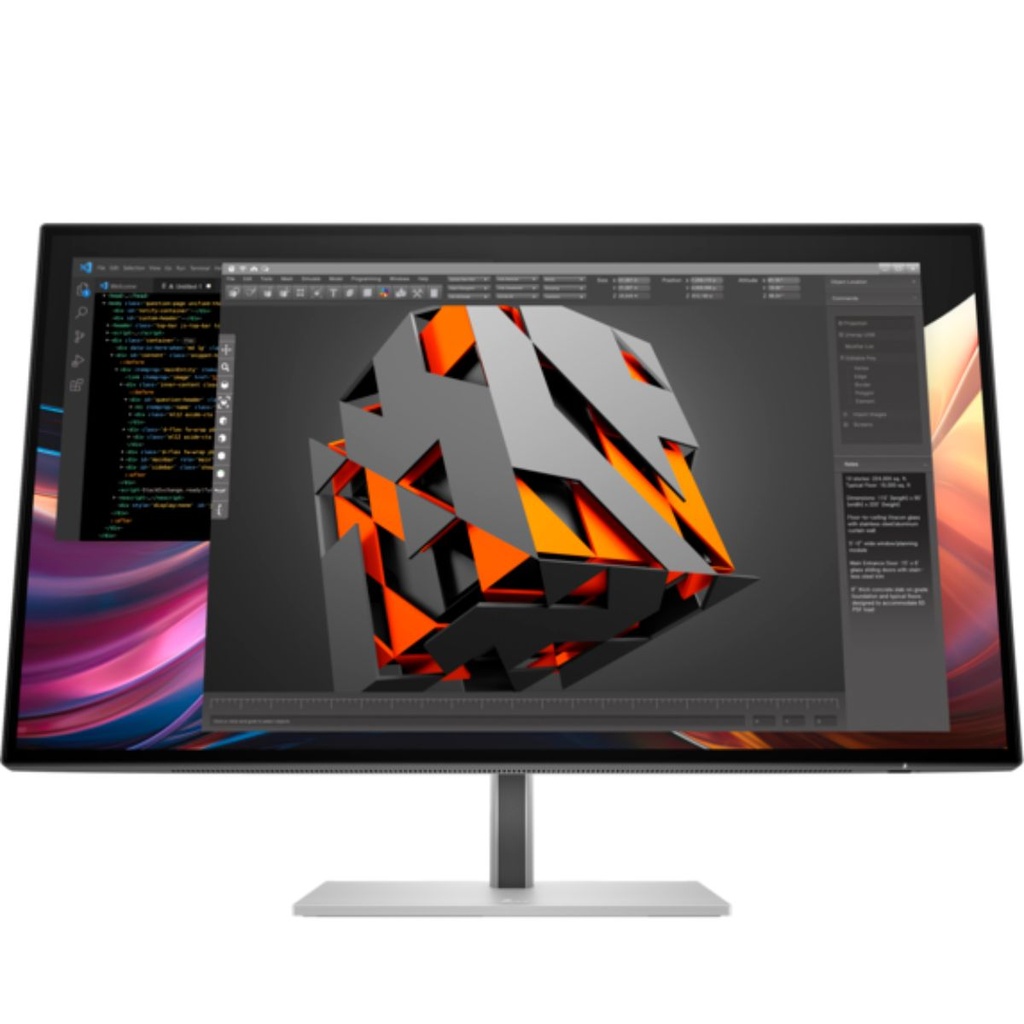 Monitor HP Pro QHD 27" Pantalla Ajustable Negro