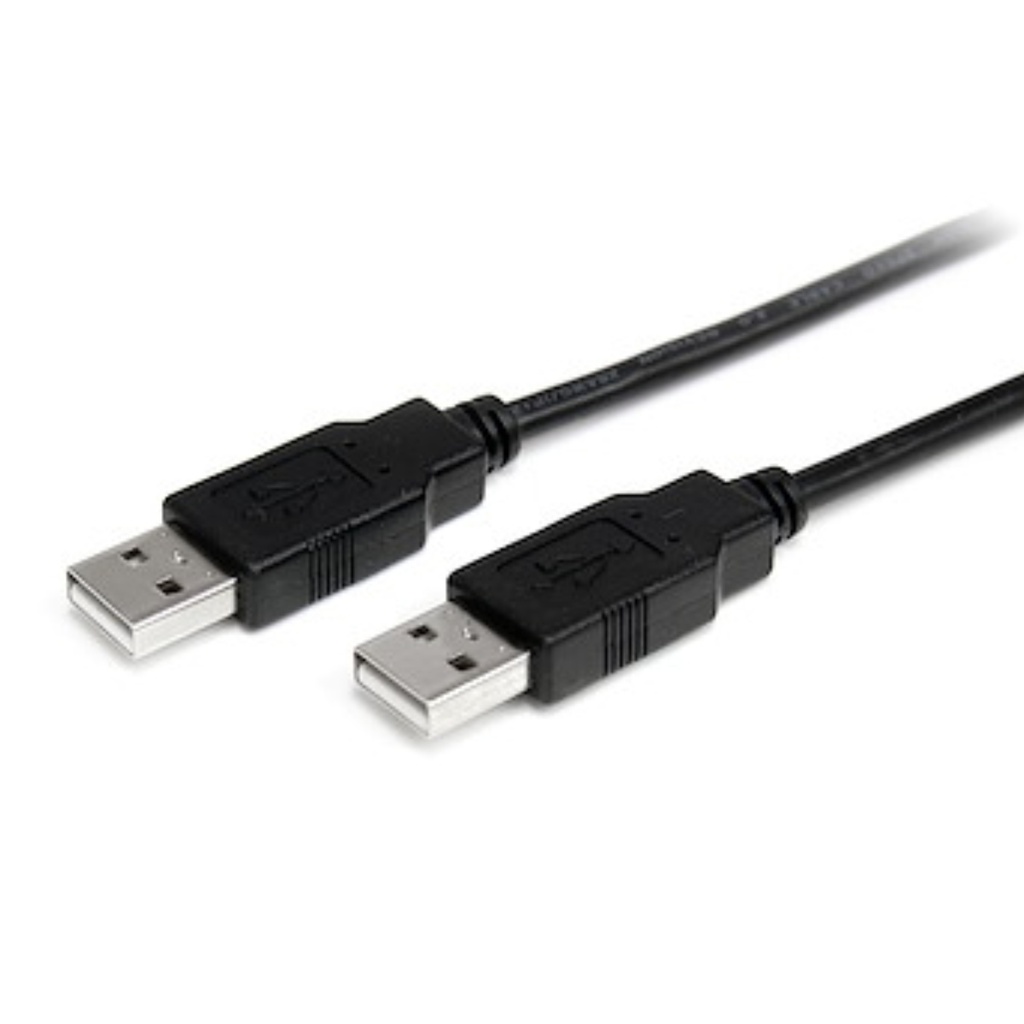 Cable StarTec de 1m USB 2.0 Alta Velocidad Macho a Macho USB A - Negro 