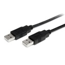 Cable StarTec de 1m USB 2.0 Alta Velocidad Macho a Macho USB A - Negro 