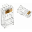 Conector RJ45 CAT6 Plástico Homologado 