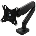 Brazo Soporte XUE Para 1 Monitor Tipo VESA 17-32" Con Resorte A Gas Y Administración De Cables C012 Garantía 1 Año - Negro
