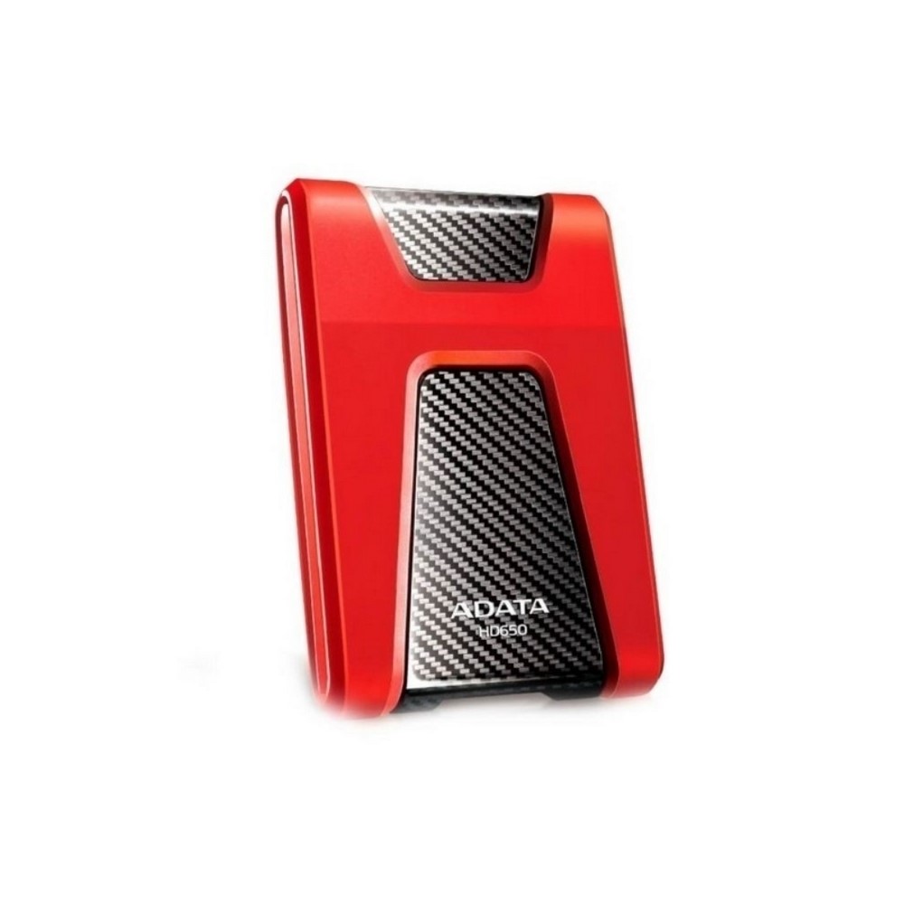 Disco Duro Externo ADATA HD650 2TB Antigolpes Color Rojo 