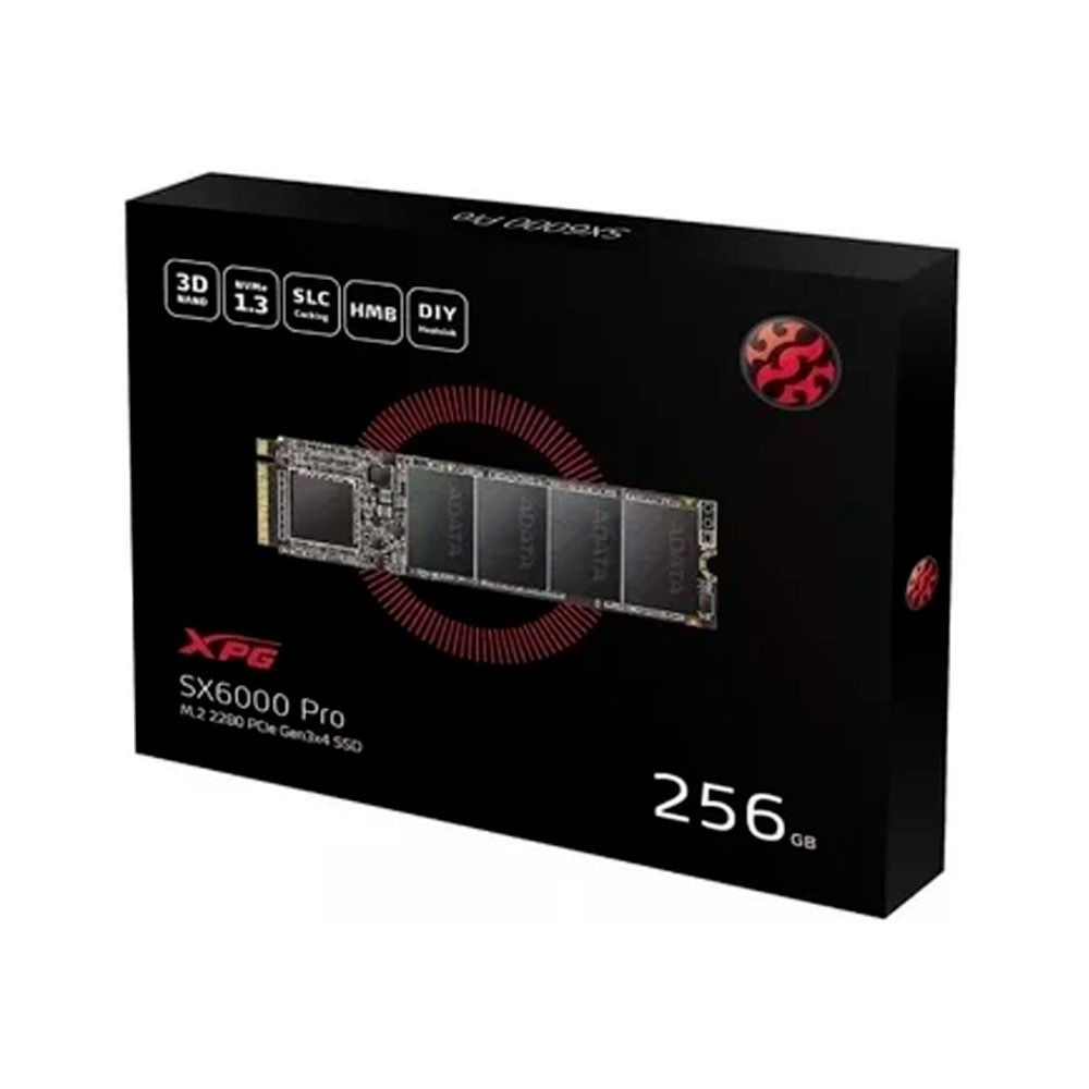 Disco sólido SSD interno XPG SX6000 Pro ASX6000PNP-256GT-C 256GB