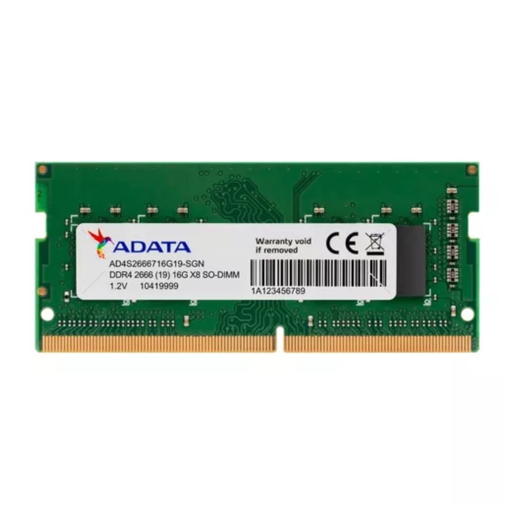 Memoria RAM Adata Portátil 16gb AD4S2666716G19-SGN