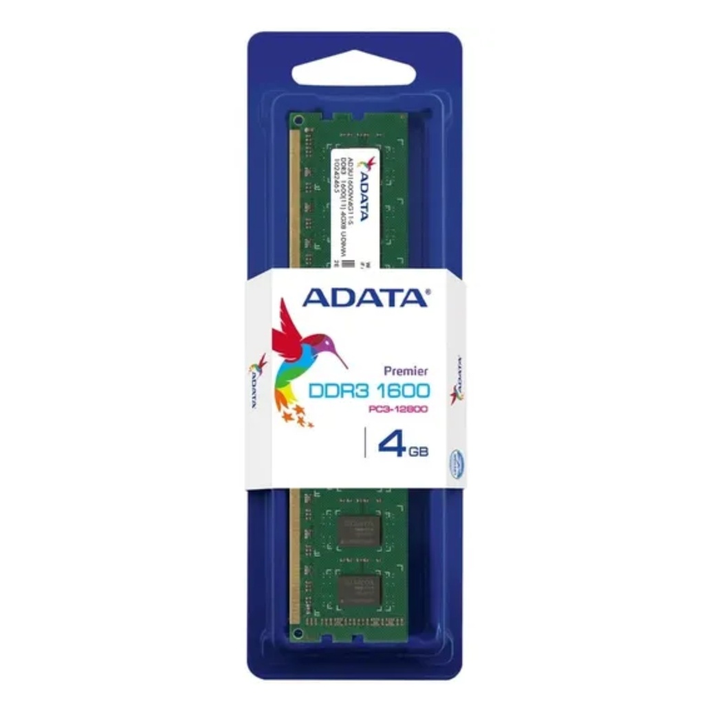 Memoria RAM Adata DDR3 4GB Para Portátil 1600MHz 