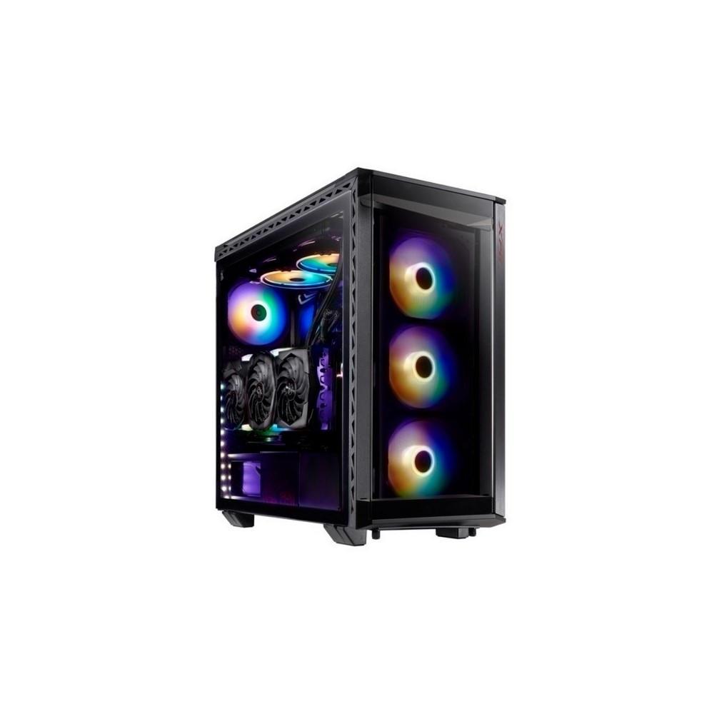 Chasis Gamer XPG Battlecruiser Negro con Vidrio Templado y ARGB