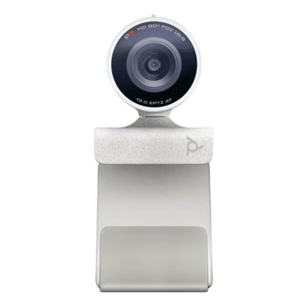 Cámara Web Poly Studio P5 Blanca USB Full HD con Micrófono Integrado