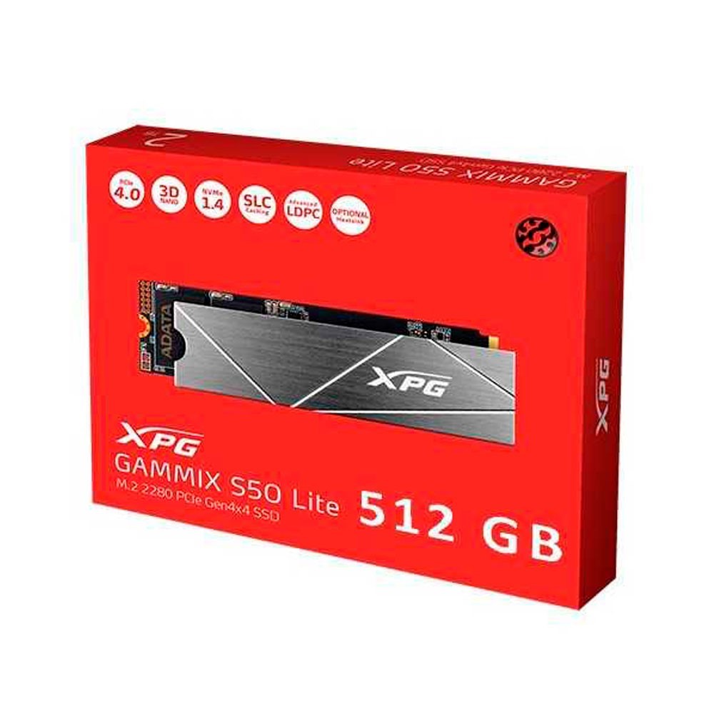 Unidad de Estado Sólido XPG 512GB M.2 PCIe Gen4x4 GAMMIX S50 Lite