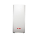 Chasis Gamer XPG Blanco con Vidrio Templado, ARGB y Conector Invader