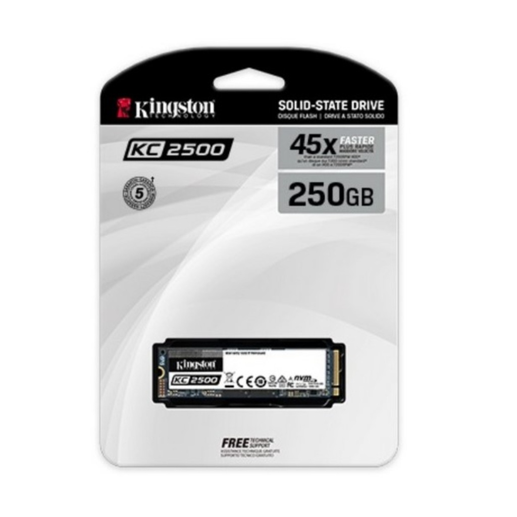 Unidad De Estado Sólido SSD Kingston KC2500 250GB M.2 PCIe NVMe