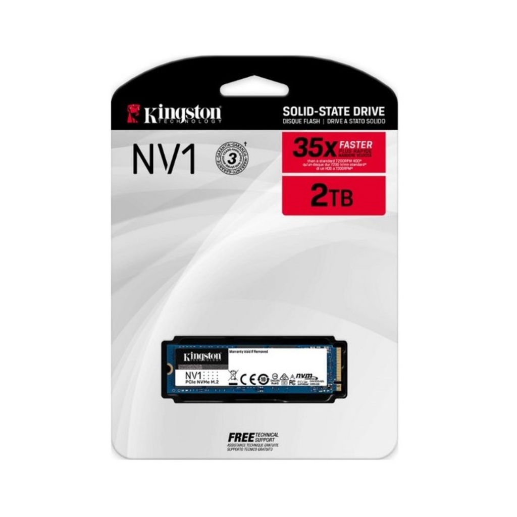 Unidad De Estado Sólido SSD Kingston NV1 2000GB M.2 PCIe NVMe