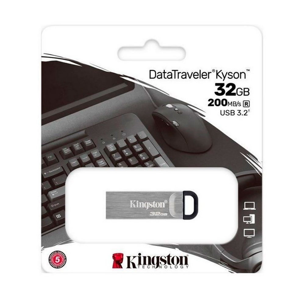 Memoria USB 3.2 Kingston De Metal 32GB Gen 1 Datatraveler Kyson