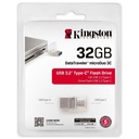 Memoria USB Kingston Plateado Microduo 3C 32GB 
