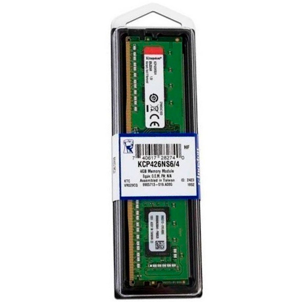 Memoria RAM Kingston para PC 4GB DDR4 2666MHz