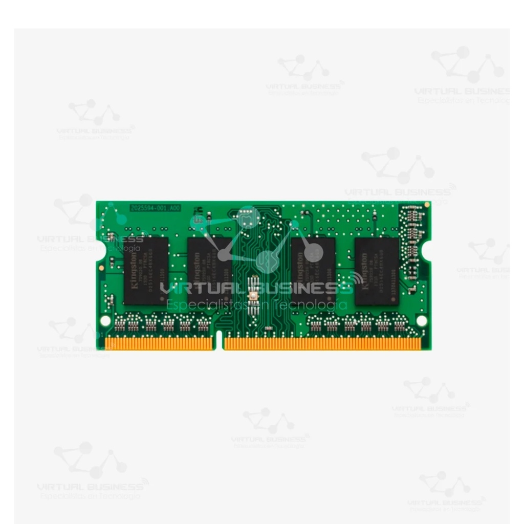 MEMORIA RAM PARA PORTÁTIL KINGSTON 8GB DDR3L 1600MHz