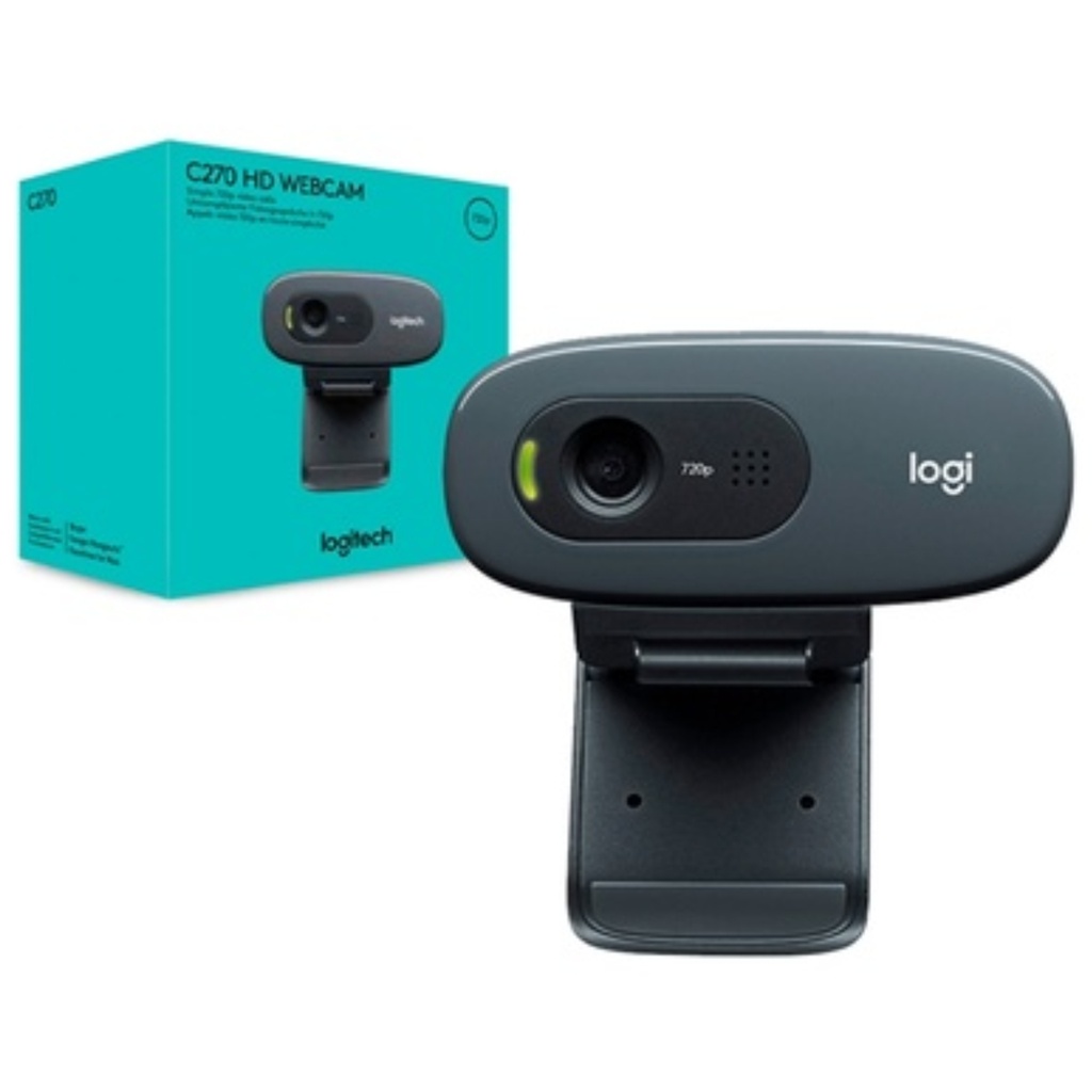 Cámara Web Logitech HD C270 Con Micrófono Integrado