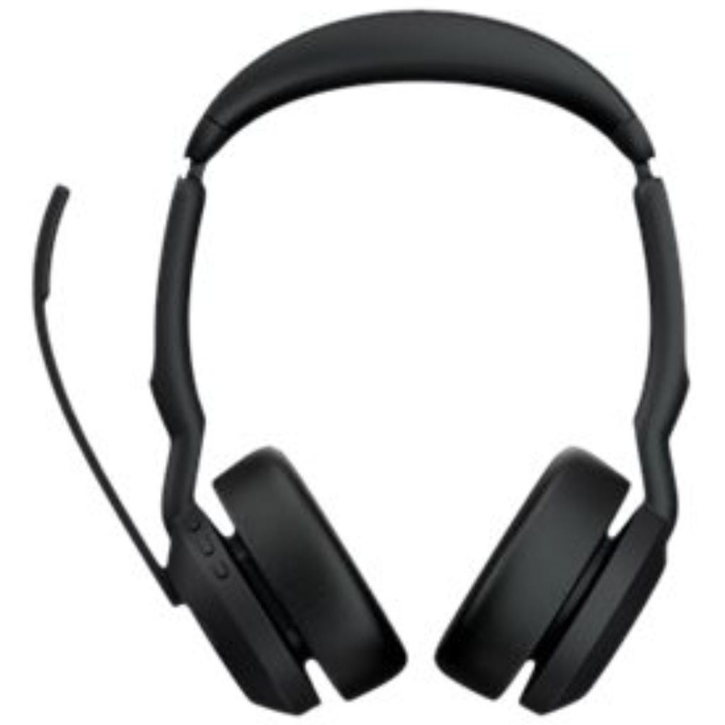 Audífonos Diadema Inalámbricos Jabra Evolve2 55Link380a MS Stereo Negros