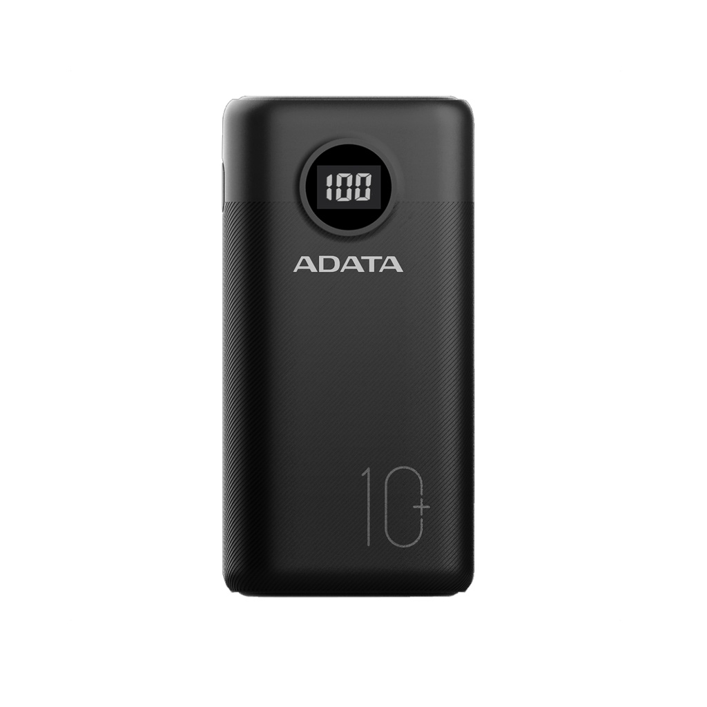 Power Bank Adata Cargador Portátil P10000 Qcd 10.000 Mah Negro
