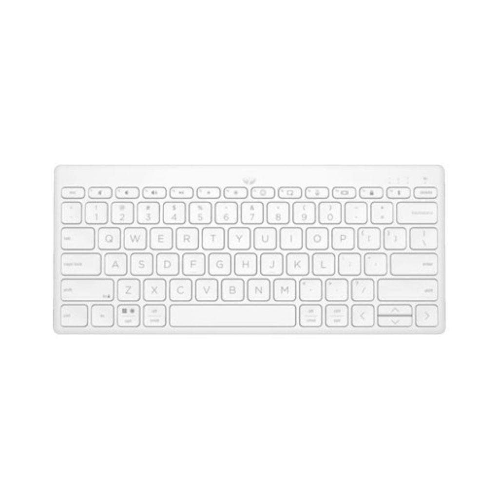 Teclado compacto multidispositivo HP 350 (blanco)