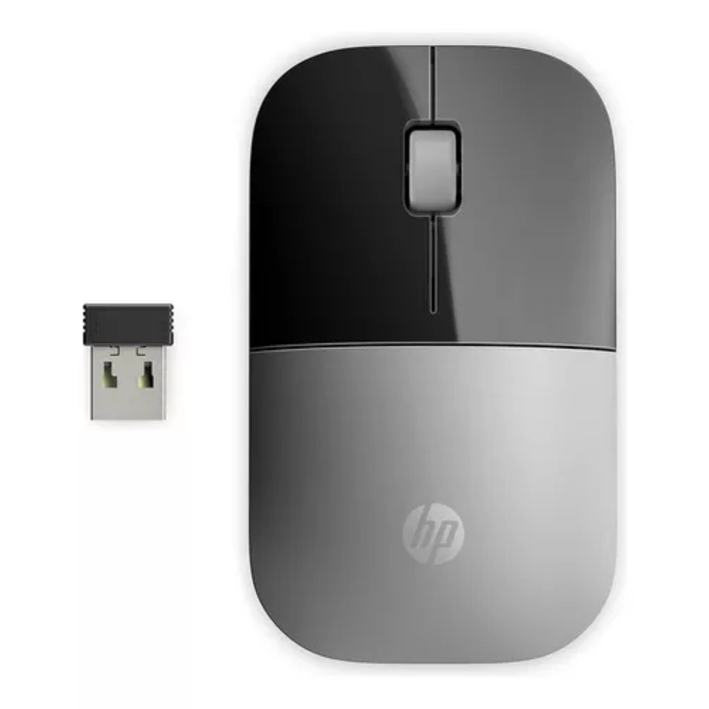 Mouse HP Inalámbrico Z3700 Plateado
