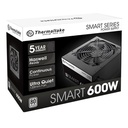 Fuente de Poder Thermaltake Smart 600W 80 Plus White Eficiencia y Confiabilidad