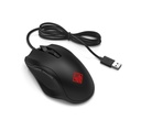 Mouse Original Alámbrico Gamer Hp 400 Omen Negro