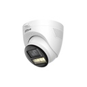 Cámara Domo 5MP/ Mic Integrado y Audio Bidirec/ Iluminación Dual Mediante IR y Luz Calida/ Hasta 40 Mts de Iluminación/ Lente de 2.8mm Apertura Hasta 111°/ 3DNR Para Reducción de Ruido/ IP67/ Policarbonato + Metal