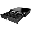 Cajón Monedero Metálico 3nStar 24V, 410x420mm Con Microswitch Color Negro