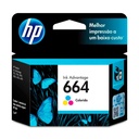 Cartucho Original De Tinta HP 664 Tricolor 100 Páginas 2 ml