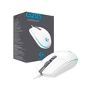 Mouse Gamer Logitech G203 USB Color Blanco