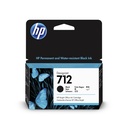 Cartucho Original de Tinta Hp 712 Negro, 38 ml