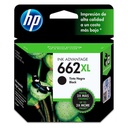Cartucho Original de Tinta HP 662XL Negro de Alto Rendimiento 360 Páginas 6.5 ml