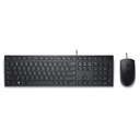 Combo Teclado y Mouse Alámbrico Dell KM300C - Negro