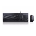 Combo Lenovo Essential Teclado Alámbrico + Mouse USB
