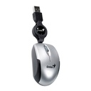 Mouse Genius Micro Traveler Retractil Usb Gris