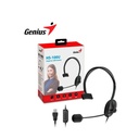 Auriculares USB Genius Para PC HS-100U Negro Con Micrófono
