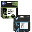 Kit De 2 Cartuchos Tinta 664XL Negro Y 664 Tricolor Original