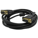 Cable XUE VGA 3M HDB15 15-PINES (3+6) 30AWG CU OD:6.0MM C/Filtros Negro