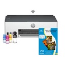 Impresora HP 210 Blanca + Resma Papel Fotográfico