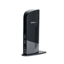 Docking Station USB 3.0 StarTech USB3SDOCKHD – Salidas Dual HDMI/DVI (incluye adaptador VGA), 6× USB-A, Ethernet Gigabit, Audio, USB-B Host – Diseño Vertical Negro