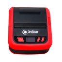 Impresora 3NSTAR De Recibo Móvil Y Etiquetas Con Bluetooth 80mm (3 ") Color Rojo