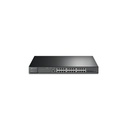 Switch TP-LINK PoE Administrable JetStream De 24 Puertos Gigabit Y 4 Puertos 10GE SFP TL-SG3428XMP Color Negro 