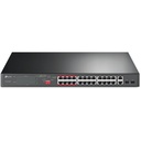 Switch TP-LINK 24 Puertos 10/100Mbps+2-Port Gigabit PoE+No Gestionable Color Negro
