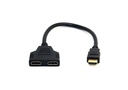 Splitter HDMI 1X2 en Y Macho - Hembra Homologado