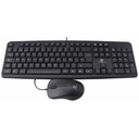Combo Alambrico Teclado y Mouse Star Tec Negro St-Cb-81 YUJU